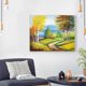 thumbnail image 4 of Cuadros Decorativos Bosque Trail pintura al óleo por números DIY pintado a mano sobre lienzo pared arte imagen Kit Wdftyju embutido en tela, 4 of 9