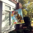 thumbnail image 2 of Carolines Treasures CK3165CHF Bengal Happy Birthday Flag Canvas House Size  Large multicolor, 2 of 4