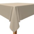 thumbnail image 2 of Tchckioa 70x70 Inch Taupe Tablecloth for Restaurant Decor,Square Stain Proof Table Cloth Cover, 2 of 6