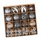thumbnail image 4 of 36 Bolas de Navidad Macarena Adornos navideños colgantes Plata, 4 of 8