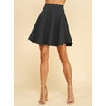thumbnail image 3 of MBJ WB829 Womens Flirty Flare Skirt XS CHARCOAL, 3 of 6