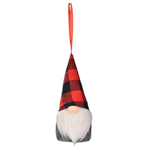 Decoraciones para árboles de Navidad Manualidades de algodón Adornos de muñeca sin rostro que brillan