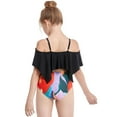 thumbnail image 3 of Nituyy Mommy and Me Two Piece Swimwear Family Matching Swimsuit, 3 of 5
