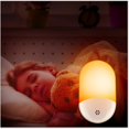 thumbnail image 2 of Night Light [2-Pack], Plug and Play Automatic Wall-Mounted LED Night Light with Twilight Sensor, Kids Night Light for Kids Bedroom, Living Room, Garage, Bathroom and Hallway, 2 of 4