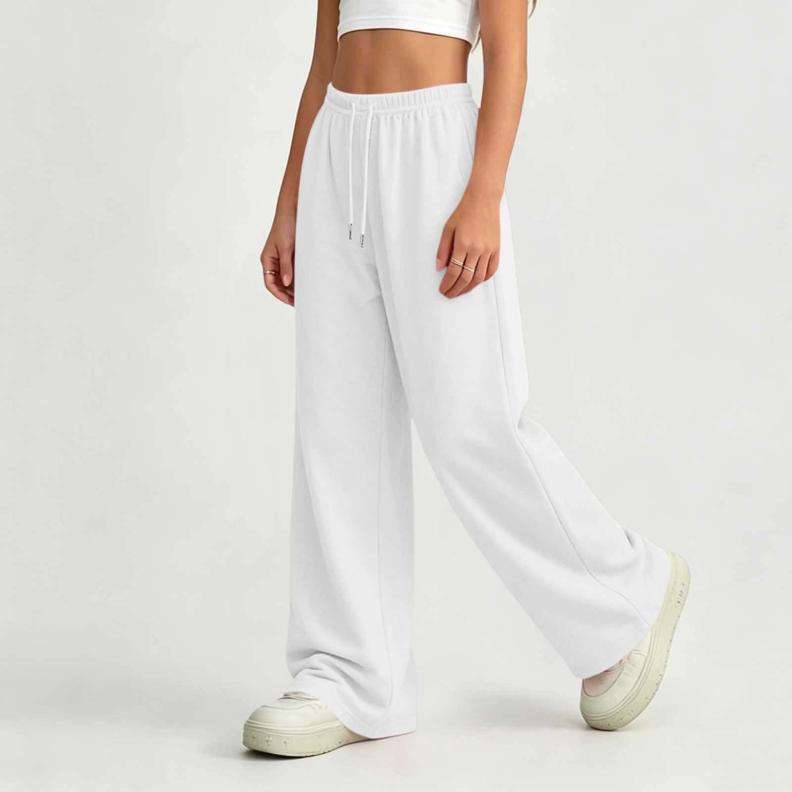 Dnhxils Sweatpants for Teen Girls Back to School Clothes Lightweight Summer Sweatpants with Pockets for Teens