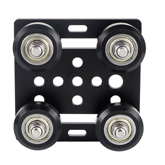 MasteelfCA Aluminum Profile Pulley V Wheel Plate European 3D Printer Part Accessories
