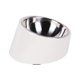 thumbnail image 1 of Cuenco de comida para gatos para perros, acero inoxidable inclinado de 15°, ángulo inclinado, sin derrames, cuenco antideslizante para comida para gatos, 1 of 5