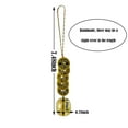 thumbnail image 2 of Door Opening Bell Chinese Feng Shui Bell Hanging Pendant Wind Chime Good Luck Hanging Bell with 5 Coins for Wealth and Healthy Home, 2 of 7