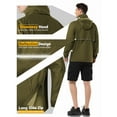 thumbnail image 5 of Off Road Ventures Men Rain Jacket Waterproof Hood Packable Lightweight Raincoat for Fishing Golf, 5 of 7