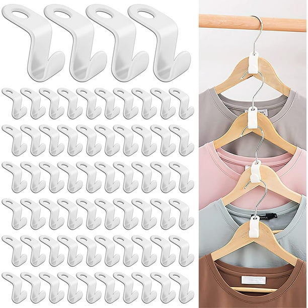 Mini - cintre Support de stockage Crochet de cascade du connecteur Garde -  robe