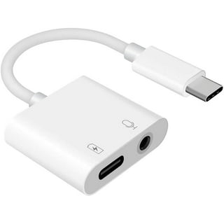 Apple USB-C to 3.5 mm Headphone Jack Adapter 24 pin USB-C Male Mini-phone  stereo 3.5 mm Female (MU7E2ZM/A)