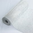 thumbnail image 5 of BalsaCircle 10x108 in Silver Faux Diamond Rhinestones Plastic Table Runner Party Events Home Decorations Supplies, 5 of 8
