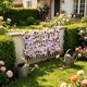 thumbnail image 4 of Artificial Hedge Fence Expandable Faux Leaf Screen Panel Decorative Wall For Balcony, 4 of 7