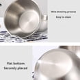 thumbnail image 6 of 6.7 inch Silver Stainless Steel Soup Bowl, 700ML Double Walled Insulated Dessert & Snack Bowl, Unbreakable, 6 of 7