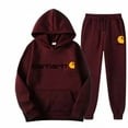 thumbnail image 1 of Pull Décontracté de Sport pour Hommes Printemps et Automne Imprimé Sweat à Capuche Pantalon Ensemble-Week, 1 of 4