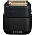 thumbnail image 1 of Afeitadora COCCO IMPACTO, triple hoja dorada higiénica, negra, uso en seco y húmedo, cabezal magnético reemplazable, acelerador inteligente, 90 min de autonomía, 1 of 5