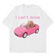thumbnail image 6 of I Cant Drive Funny Hamster Meme T Shirt Fashion Print T-shirt Women Short-sleeved Harajuku Casual T Shirts Streetwear, 6 of 6