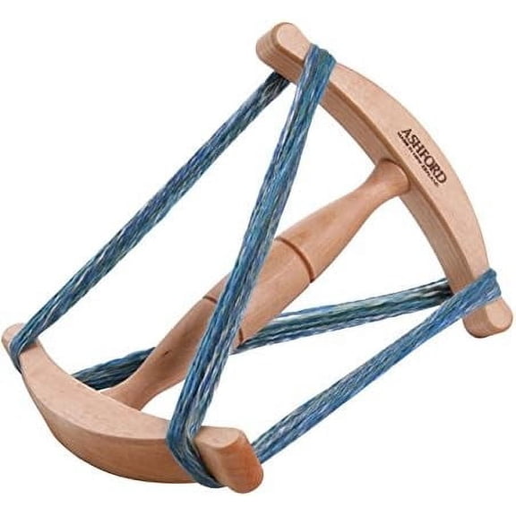 Niddy Noddy Sampler - Blue Wooden Yarn Winding Tool