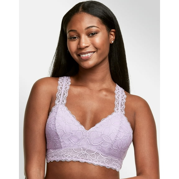 Maidenform Lace Bralette Luminous Lilac S Women's