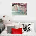 thumbnail image 5 of PRATYUS  Sakura Festival Art Pink Cherry Blossoms Poster Canvas Printing Wall Art Modern Classroom Kitchen Bedroom Bathroom Living Room Home Background Wall Decor  20x16in, 5 of 6