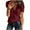 Wine, variant on Tops for Women Trendy Notch Neck Sleeveless Blouse Solid Color Loose T-Shirts Casual Summer Dressy Dailywear Tank Tops
