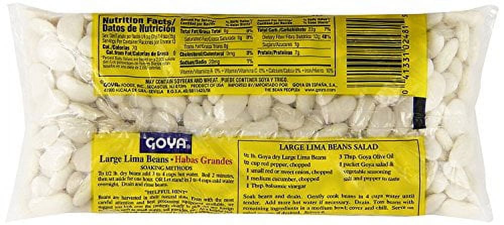 (3 pack) Goya Large Lima Beans, 16 oz