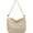 Beige, variant on Kukuzhu Messenger Bag for Women Canvas Crossbody Bag Vintage Crossbody Bags Aesthetic Tote Bag Cute Tote Bag Canvas Bag