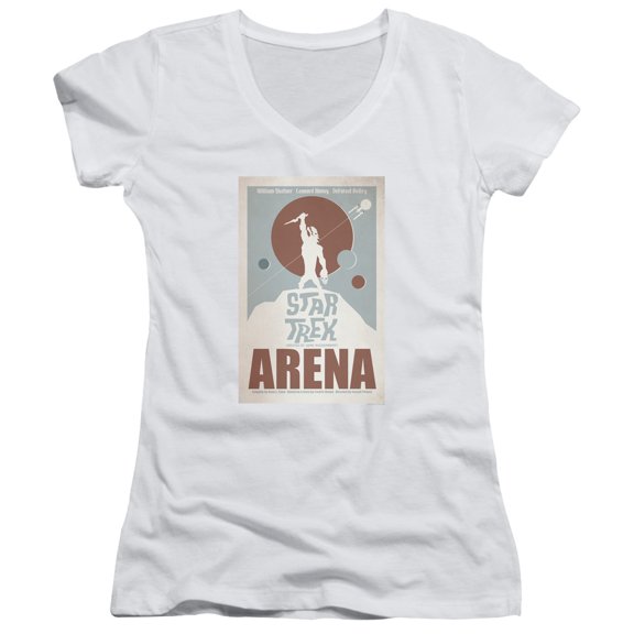 Star Trek Tos Episode 18 Junior Women's V-Neck T-Shirt White