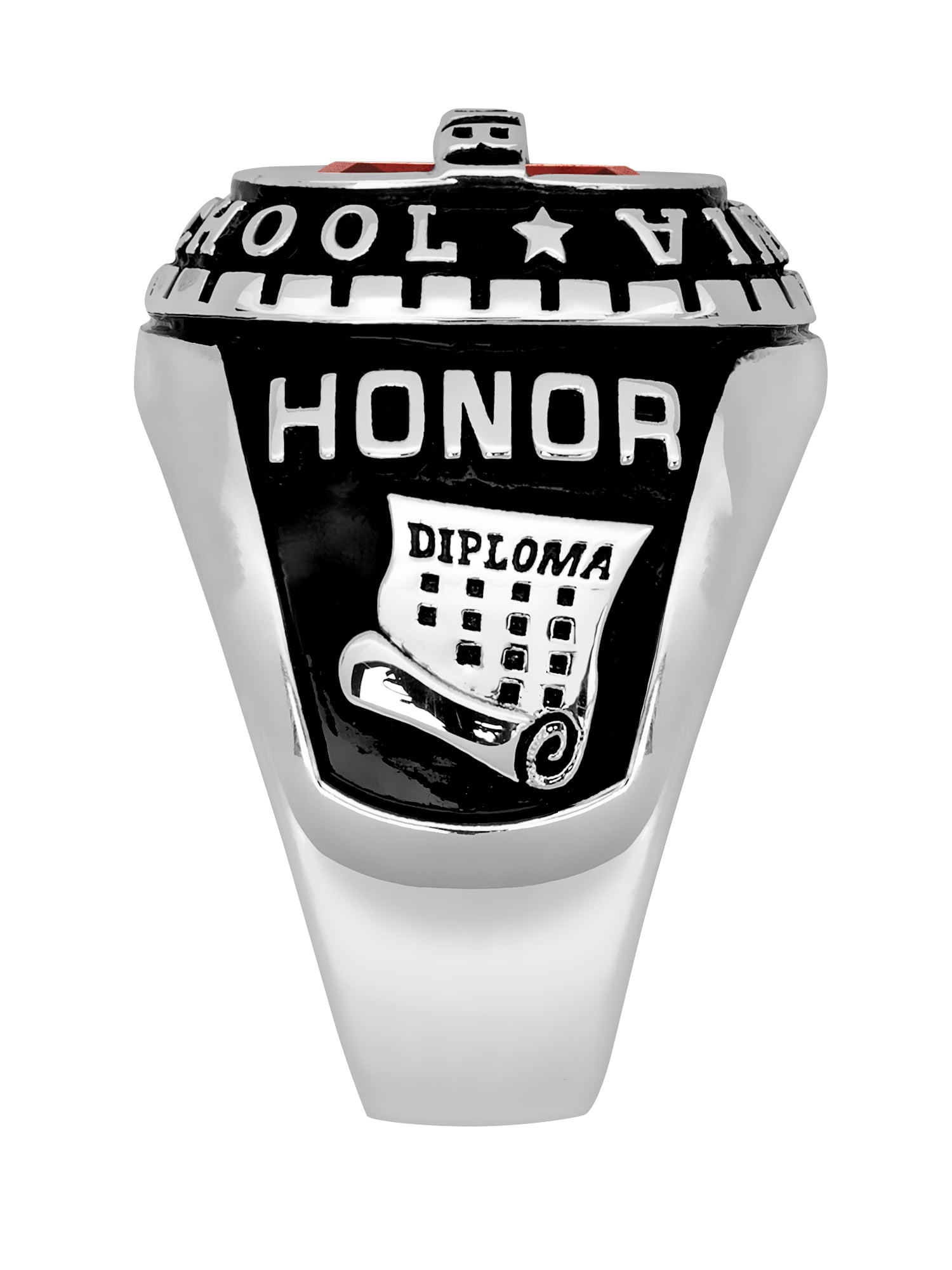 Order Now for 2025 Graduation, Freestyle Men's Personalized-Top Class Ring, Personalized, High School or College
