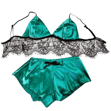 Lingerie for Lingerie for Women Sexy Ladies Strap Crochet Lace Cutout Teddy Lingerie Embroidery Gauze Underwear Lace Lingerie Set Cute Push Up Bra Lingerie Set