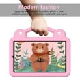 thumbnail image 3 of Cute Kids Case for Walmart Onn 8 Inch Tablet Case 2024 Model 100135923, EVA Rubber DIY Figures Handle Stand Lightweight Bumper Rugged Kids Friendly Case Cover for Onn 8 Inch Tablet, Pink, 3 of 9