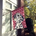 thumbnail image 2 of Carolines Treasures SS4492-FLAG-PARENT Dalmatian Hearts Love and Valentines Day Portrait Flag  multicolor, 2 of 2