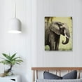 thumbnail image 3 of Nawypu  African Animals Painting Wall Decor Gold Elephant Canvas Wall Art Abstract Wildlife Artwork for Living Room Bedroom Contemporary Home Decoration Ready to Hang, 3 of 4