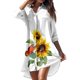 thumbnail image 2 of Ichuanyi liquidación de mujeres de verano para mujeres tocadoras de manga larga de cuello de manga larga con vestidos de camisa de bolsillo ICHUANYI WER2023081603158, 2 of 7