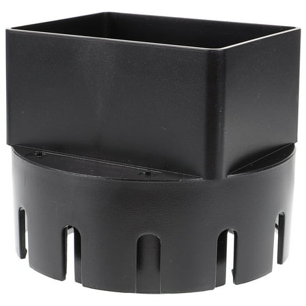 COOPHYA Driveway Water Diverter Black PVC For Homeowners 1Pcs 4.91X4.91X3.93in