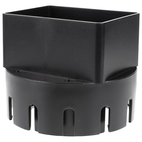 COOPHYA Driveway Water Diverter Black PVC For Homeowners 1Pcs 4.91X4.91X3.93in
