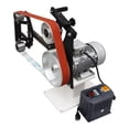 thumbnail image 6 of INTBUYING Belt Sander Machine Frequency Conversion Industrial Grade Sand-belt Machine with Three Grinding Wheels 1500W, 6 of 10