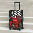 thumbnail image 6 of Zufioo tractor Print Luggage Case Protective Cover, Zippered Anti-scratch Luggage Case Cover, Suitable for Travel, Business, Unisex-Medium, 6 of 7