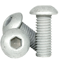 Socket Button Head Cap Screw, 3/8-16 x 3/4", Alloy Steel, Mechanical Zinc, Hex Socket (Quantity: 300)