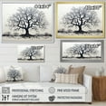 thumbnail image 4 of Designart "Simplistic African Tree Essence II" Tree African Floater Framed Wall Decor, 4 of 5