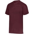 thumbnail image 2 of Augusta sportswear Boy's Attain Wicking Two Button Baseball Jersey, 2 of 2