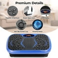 thumbnail image 4 of TLSUNNY 3D Vibration Plate Machine, Full Body Workout Platform w/ Remote Control & Resistance Bands for Home Fitness, 4 of 9