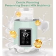 thumbnail image 5 of RUPOUN Bottle Warmer, 4 in 1 Fast Baby Milk Portable Warmer with Timer and Temperature Control for Breastmilk or Formula, with Defrost, Sterilizer, Keep, Heat Food, Green, 5 of 9