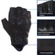 thumbnail image 5 of Guantes de moto Harssidanzar de piel sin dedos para hombre, 5 of 8