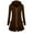 Brown, variant on ShiShine Womens Zip Up Long Hoodie Jacket Lightweight Tunic Sweatshirt Open Front Cardigan