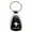 Black, variant on Ford Mustang Tri-Bar Keychain & Keyring - Red Teardrop
