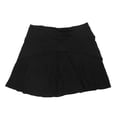 thumbnail image 2 of Falda de tenis ligera, transpirable, de secado rápido, de cintura alta, deportiva, para mujer, color negro, talla M, 2 of 14