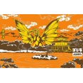thumbnail image 4 of Godzilla - Ghidorah Affiche Murale avec Pushpins, 4 of 5