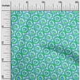 thumbnail image 2 of oneOone Rayon Blue Fabric Asian Block Fabric For Sewing Printed Craft Fabric By The Yard 56 Inch Wide, 2 of 4