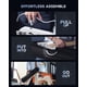 thumbnail image 3 of Guitarra eléctrica Donner HUSH-X Featherlight Travel Metallic White, 3 of 7